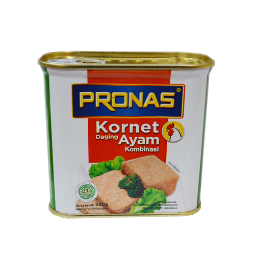 Pronas Kornet Daging Ayam 340gr - 019013 | Mirota Kampus